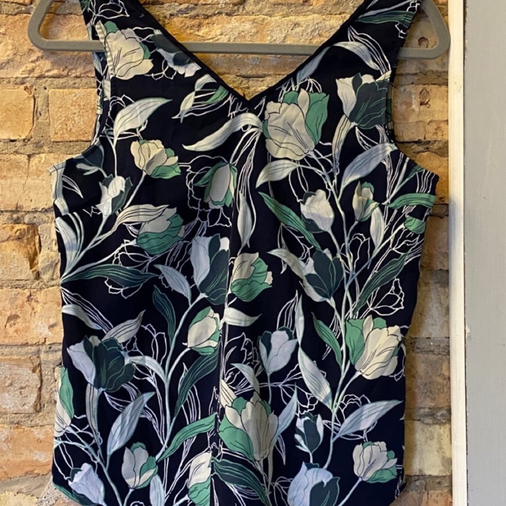 Banana Republic Floral Top Size S